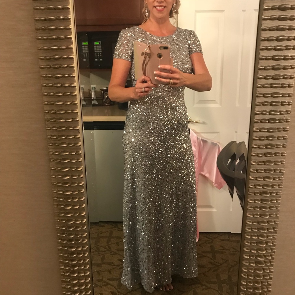 Adrianna papell evening gown